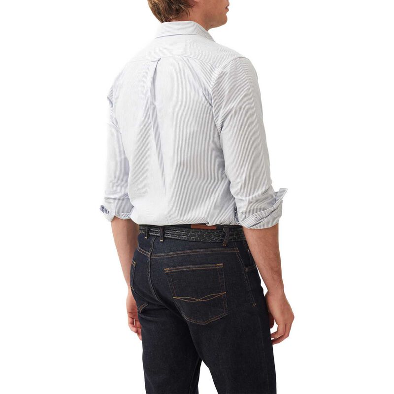 Rodd & Gunn Gunn Oxford Stripe Ls Sports Fit Shirt image number 8